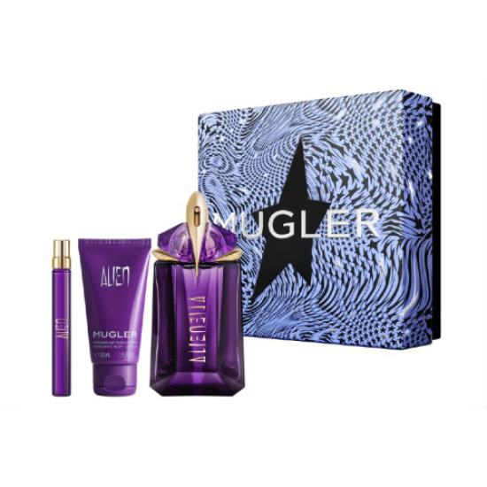 Thierry Mugler Alien 60 ml. + Body Lotion 50 ml. + Travel Spray 10 ml. For Women