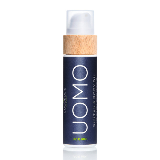 Uomo Suntan & Body Oil - Био масло за мъже за бърз и наситен тен