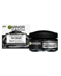Garnier Pure Active Charcoal Air - Матиращ крем за лице срещу несъвършенства
