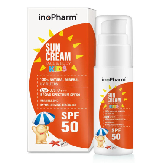 Sun Cream Face&Body Kids SPF 50 - Слънцезащитен крем за лице и тяло за деца с SPF 50