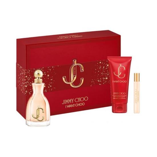 Jimmy Choo I Want Choo EDP 100ml + Mini 7,5ml + Body Lotion 100ml For Women