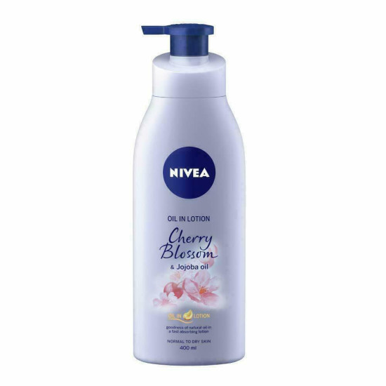 Nivea Cherry Blossom & Jojoba Oil - Лосион за тяло с масло от жожоба - 400мл.