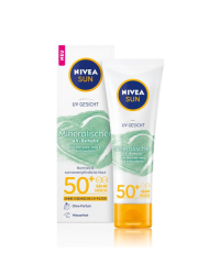 Nivea Sun Mineral Face Cream SPF50+ - Слънцезащитен крем за лице с минерални филтри
