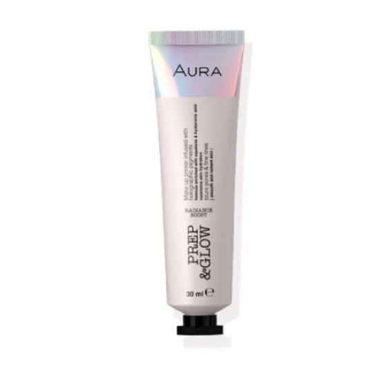Aura Prep & Glow - Основа за грим с холограмен ефект