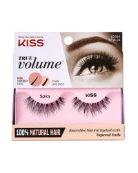 Kiss True Volume Lash - Изкуствени мигли от естествен косъм