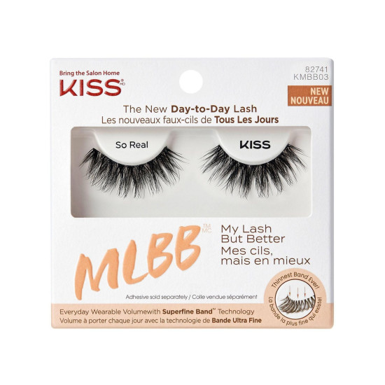 Kiss MLBB My Lash But Better - Изкуствени мигли от естествен косъм