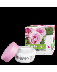 Roses - Дневен хидратиращ крем за лице с розово масло