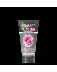 Roses Detox Charcoal 3in1 - Измиващ гел за всеки тип кожа