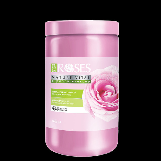 Roses - Витализираща маска за всеки тип коса с розов еликсир