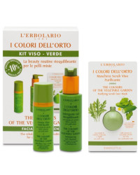 The Colours of the Vegetable Garden Facial Kit Green - Цветове от зеленчуковата градина - Комплект за лице Ребаланс