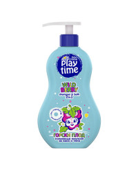 Play time - детски шампоан за коса и тяло с аромат на горски плодове