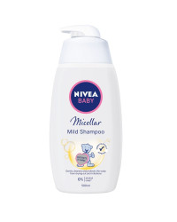 Nivea baby micellar mild shampoo - бебешки мицеларен шампоан с лайка 0+ месеца