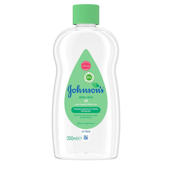 Johnson's - бебешко олио с алое вера