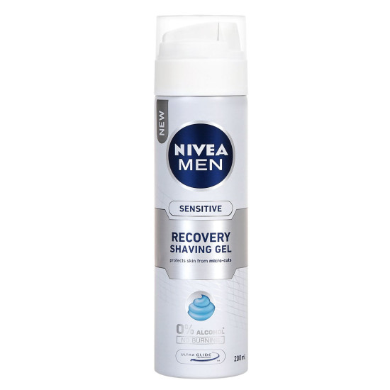 Nivea Men Sensitive Recovery Shaving Gel - Гел за бръснене за чувствителна кожа