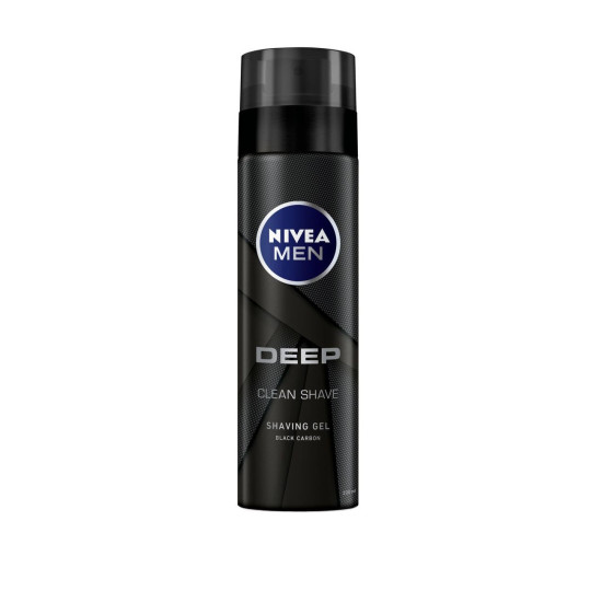 Nivea Men Deep Shaving Gel Black Carbon - Гел за бръснене