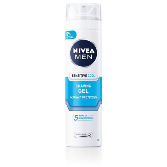 Nivea Men Sensitive Cool Shaving Gel - Успокояващ гел за бръснене