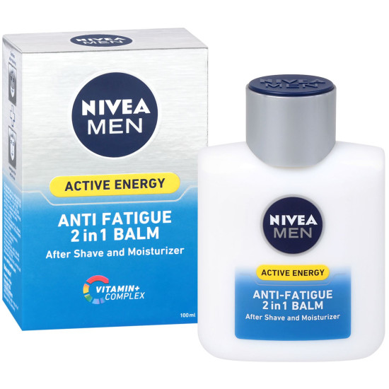 Nivea Men Active Energy - Ревитализиращ балсам 2в1 за след бръснене за мъже