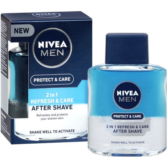 Men Protect & Care 2 in 1 Refresh & Care After Shave - Двуфазен лосион за след бръснене