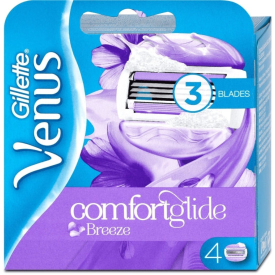 Venus ComfortGlide Breeze 3 - Сменяеми ножчета за бръснене 4 бр.