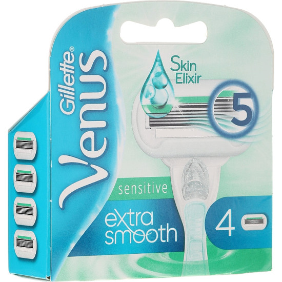 Venus Sensitive Extra Smooth 5 - Резервни ножчета x4 броя