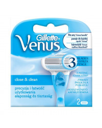 Venus Close&Clean - Резервни ножчета за дамска самобръсначка х2 бр