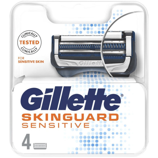 SkinGuard Sensitive Razor - Резервни ножчета 4 броя  за чувствителна кожа