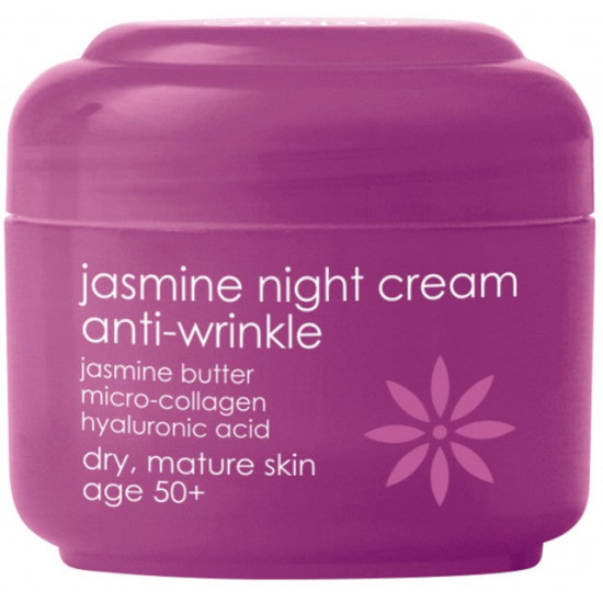 Jasmine Anti-Wrinkle Night Cream 50+ - Нощен крем за лице с анти-ейдж ефект с екстракт от жасмин 50+ - 50мл.