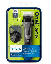 Philips OneBlade Pro QP6510/64 - Хибриден тример за бръснене, подстригване и оформяне