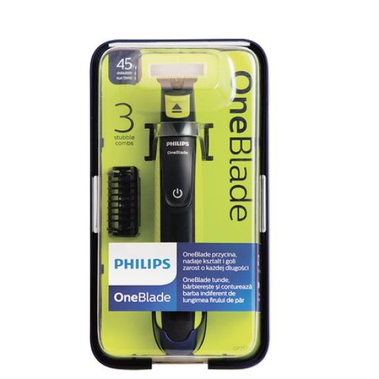 Philips OneBlade QP2520/20 - Хибриден уред за подстригване,оформяне,бръснене на брада