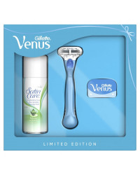 Комплект Venus - Самобръсначка + резервно ножче + гел за бръснене