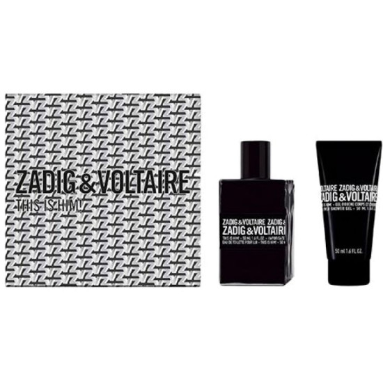 Zadig & Voltaire This is Him! 50ml EDT + 50ml Shower Gel For Men Zadig & Voltaire This is Him! 50ml EDT + 50ml Shower Gel For Men
