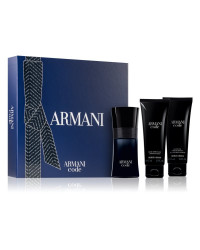 Armani Code 50 ml.+ Shower Gel 75 ml.+ After Shave Balm 75 ml. For Men