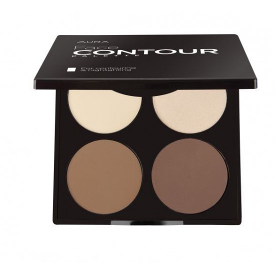 Aura Face Contour Palette - Палитра с 4 цвята за контуриране на лицето Aura Face Contour Palette - Палитра с 4 цвята за контуриране на лицето