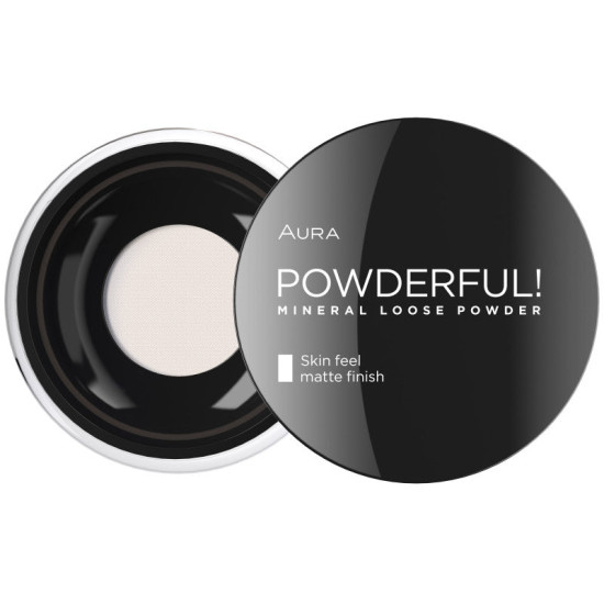 Aura Powderful! Mineral Loose Powder -  Матираща пудра с хидратиращо действие