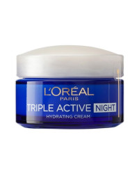 Triple Active Hydrating Night Cream - Нощен крем за лице за дехидрираната и слаба кожа