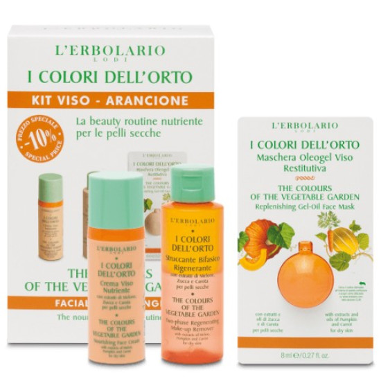 The Colours of the Vegetable Garden Facial Kit Orange - Цветове от зеленчуковата градина - Комплект Подхранване