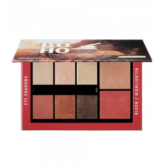 Boho Chic Palette - Палитра сенки + хайлайтер и руж