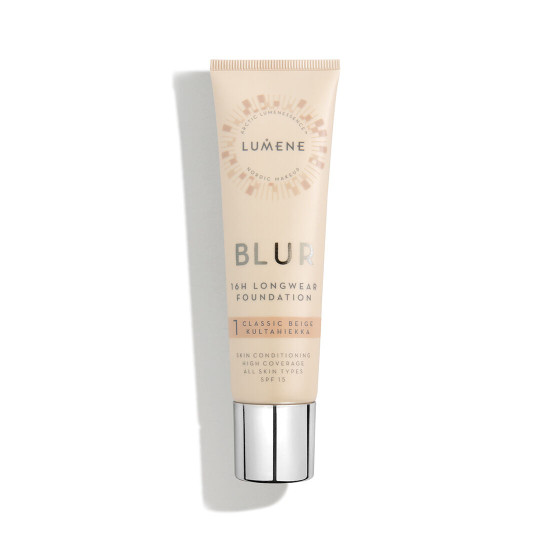 Lumene Vegan Blur 16h Longwear Foundation - ВЕГАН Дълготраен фон дьо тен SPF 15