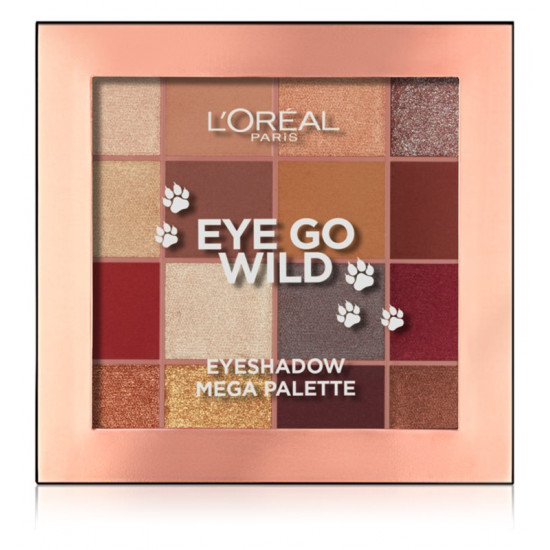 Eye Go Wild Eyeshadow Mega Palette - Сенки за очи с 16 цвята