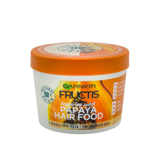 Fructis Papaya Hair Food - Възстановяваща маска с папая за увредена коса