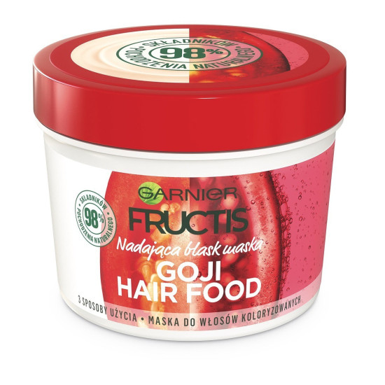 Fructis Goji Hair Food - Маска за блясък с годжи бери за боядисана коса