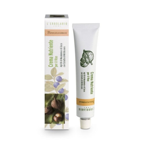 Bio-Ecocosmetics Nourishing Face Cream - ЕКО-БИО – Подхранващ крем за лице с макадамия и тиква - 50мл.