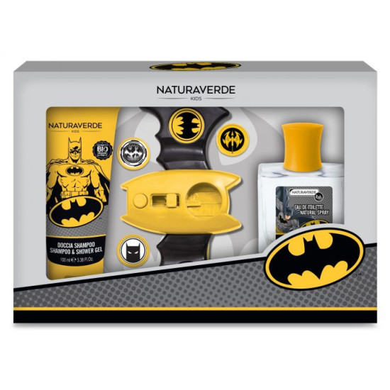Naturaverde Kids Batman II - Комплект Батман за момчета с магична гривна с изстрелващи се дискове