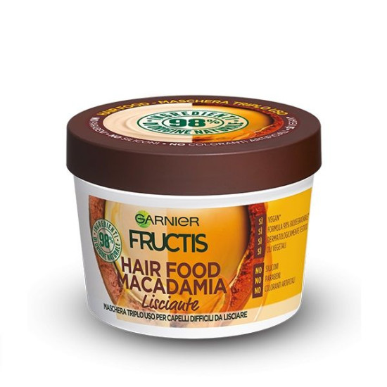 Fructis Macadamia Hair Food - Изглаждаща маска за коса с макадамия