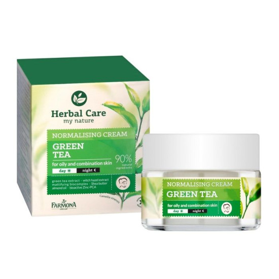 Normalising Green Tea Cream - Матиращ крем за лице със зелен чай за мазна и смесена кожа