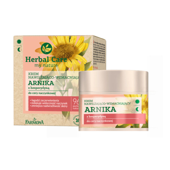 Herbal Care Arnica - Хидратиращ и укрепващ крем за лице с Арника