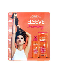 Комплект Elseve Dream Long - Възстановяващ шампоан + разплитащ крем за дълга и увредена коса