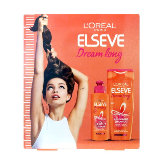 Комплект Elseve Dream Long - Възстановяващ шампоан + разплитащ крем за дълга и увредена коса
