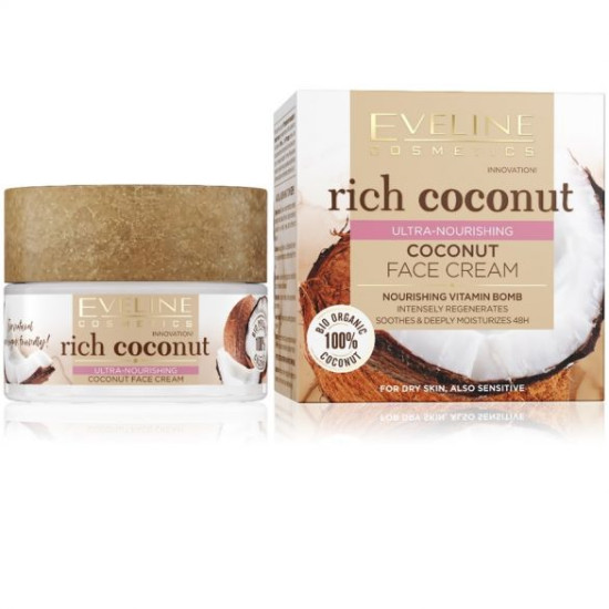 Rich Coconut Face Cream - Ултра подхранващ крем за лице с кокос