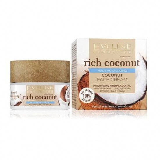 Rich Coconut Face Cream - Мулти-хидратиращ крем за лице с био кокос за всеки тип кожа